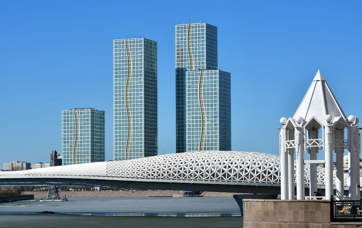 Atyrau Bridge, Kiosk and Office Buildings, Astana