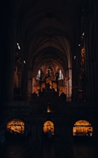 Interior view of the Cathedral of Toledo.