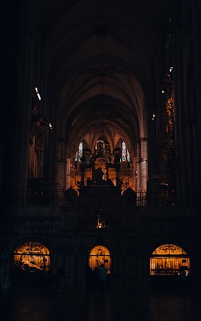 Interior view of the Cathedral of Toledo.