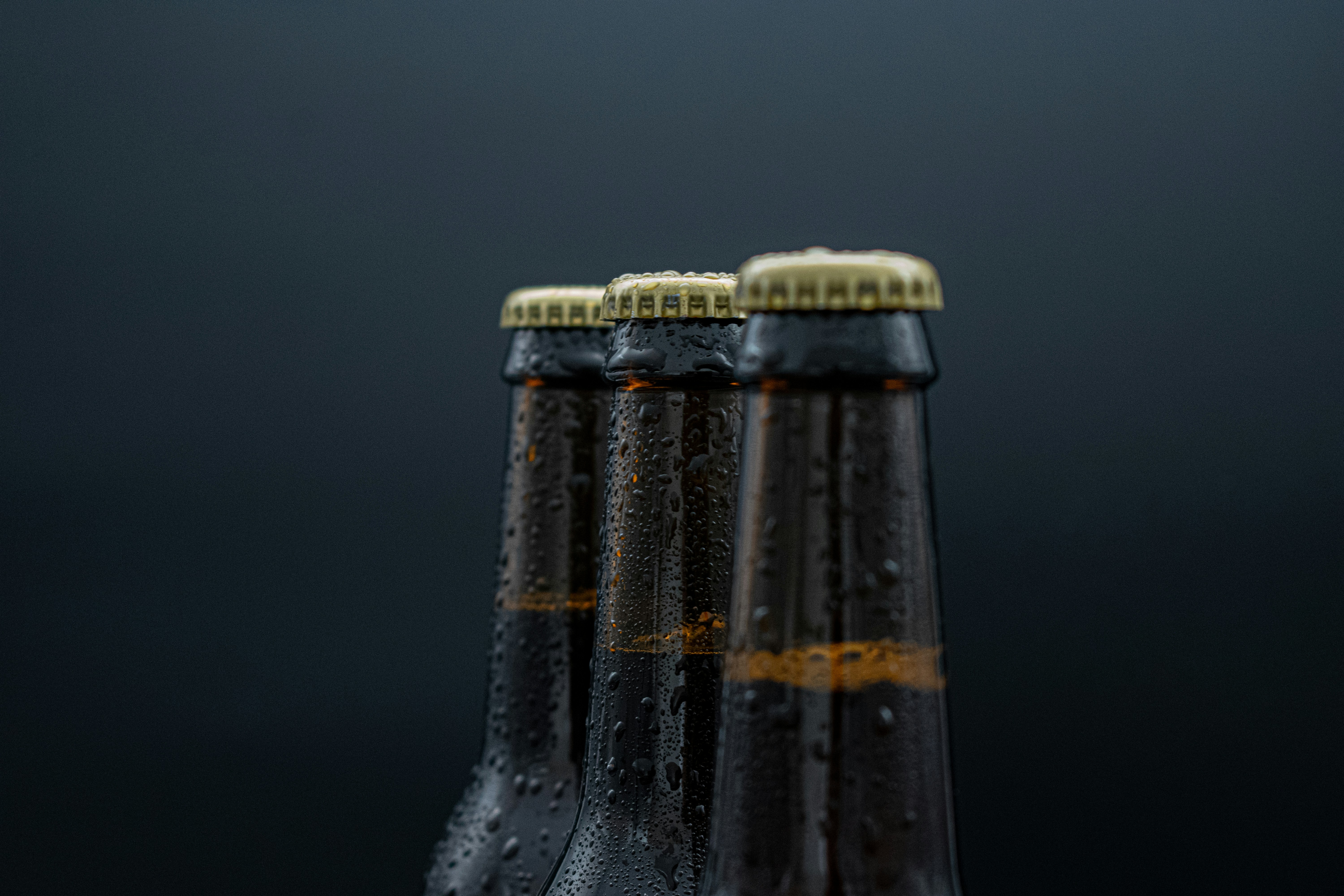 A close up of three bottles of beer photo Free Beer Image on Unsplash