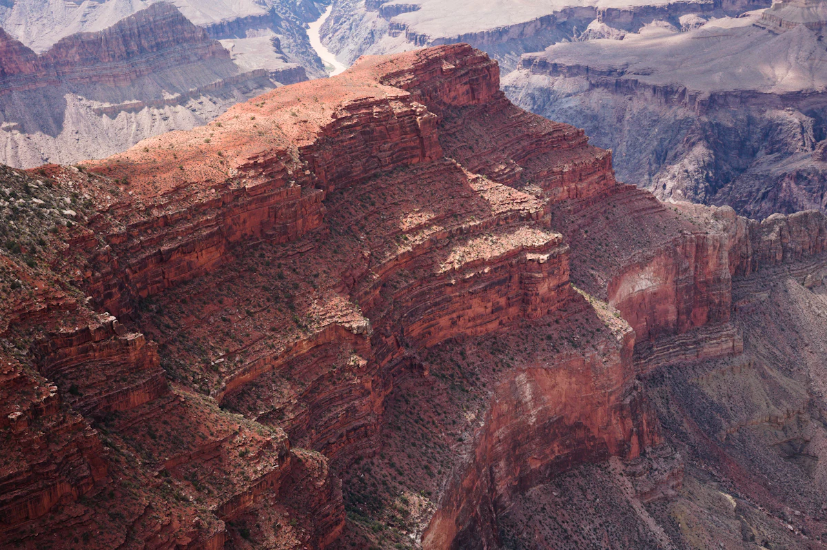 Vue aérienne du Grand Canyon