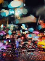 An energetic urban scene captured in a video frame, full of motion and vibrant colors, inspired by VO3 prompts.