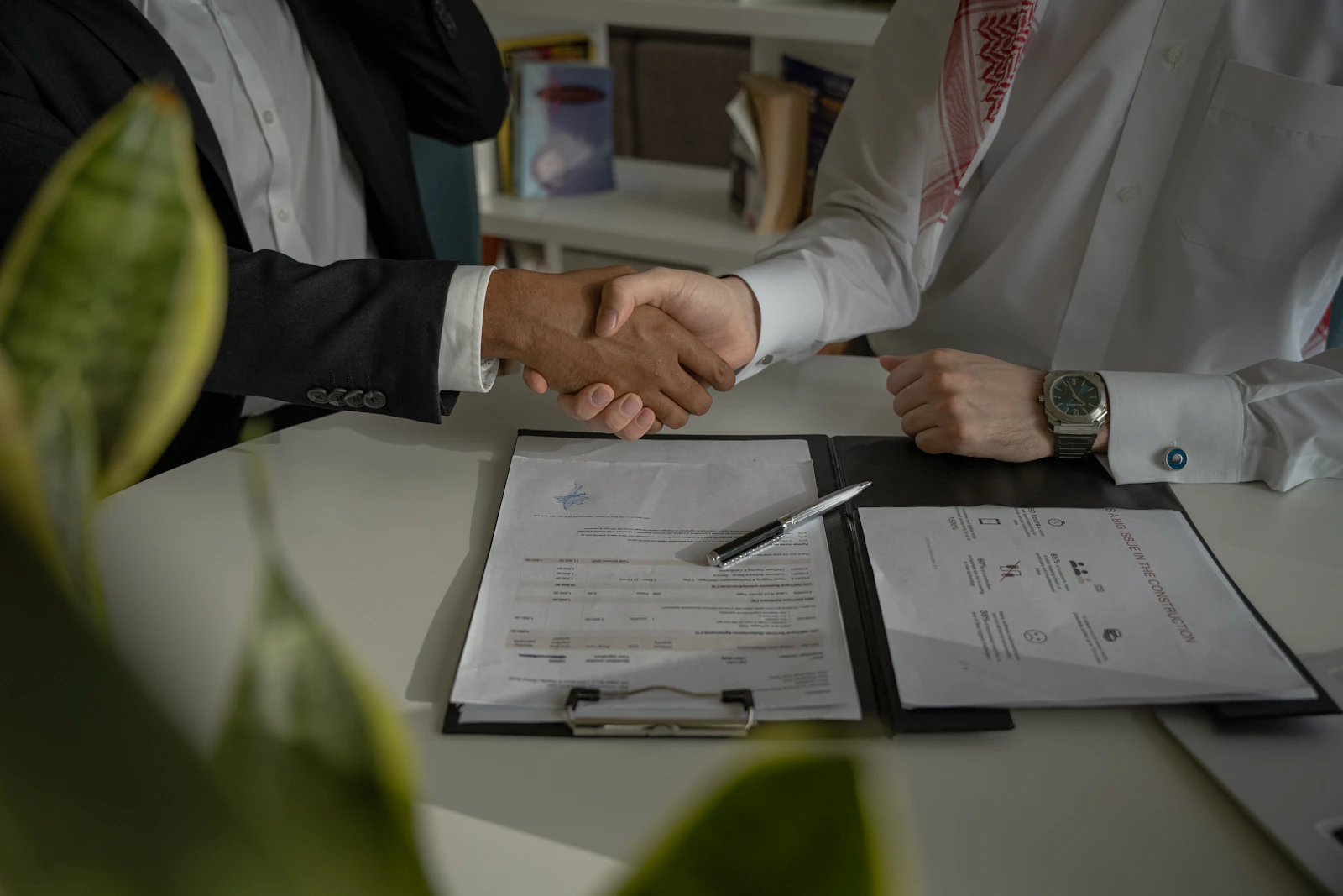 Property negotiation handshake