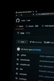 A screenshot of a GitHub repository page featuring the vue/vue project. The page shows various tabs such as Code, Issues, and Pull Requests. It highlights the number 365 under Issues. There is a list of folders including .github, benchmarks, compiler-sfc, dist, examples, and packages visible in the directory.