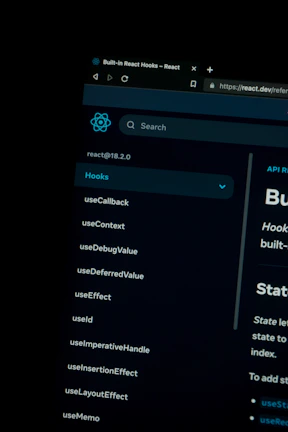 Preview of a React JS video demonstrating interactive UI components.