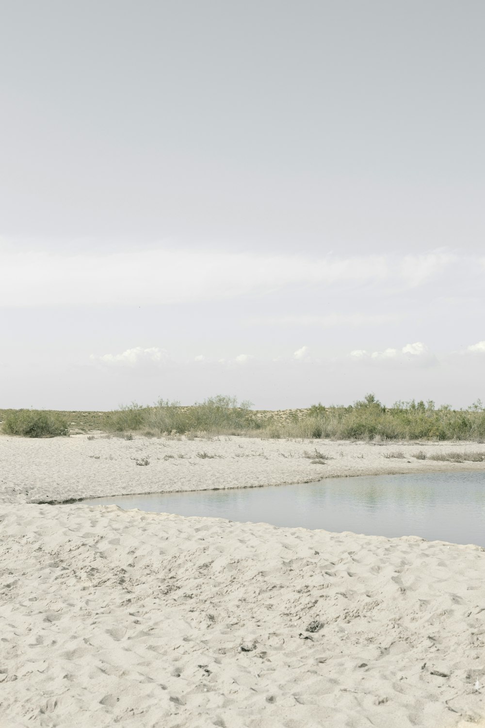 a man standing on a beach holding a surfboard