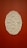 An intricately carved white decorative panel with floral and vine patterns set against a rich red background. The panel features detailed symmetrical designs, including flowers and swirling vines, enclosed within an ornate shield-like shape.