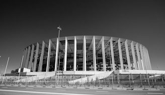 A close-up of the materials used in the arena's construction.