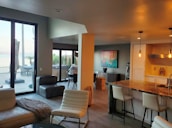 A beautifully remodeled living space showcasing modern design.