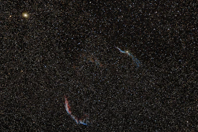 Deep space nebula and stars