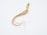 A single ginseng root with a long, slender body and numerous thin, fibrous roots extending from one end. The root is a pale beige color and lies on a plain, light background.