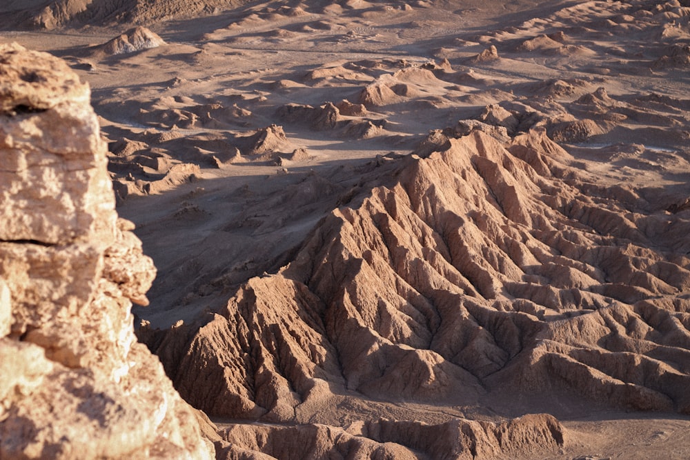 a view of a mountain range from a distance