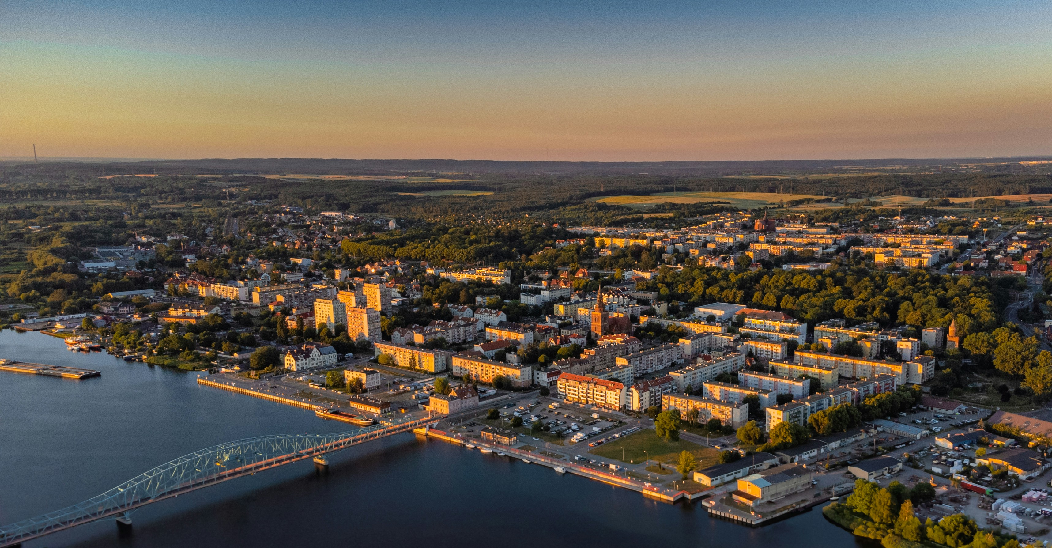 Gryfino, Poland - Evening sunset 🌆