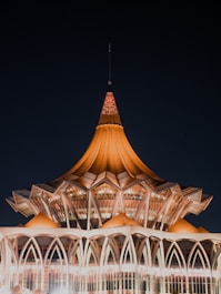 a large building with a very tall tower on top of it