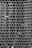 An intricate facade featuring a hexagonal grid design covers a building, creating a geometric pattern. A construction crane is positioned in front of the structure, indicating ongoing development or maintenance. The image is black and white, highlighting the contrast between the architectural details and the crane.