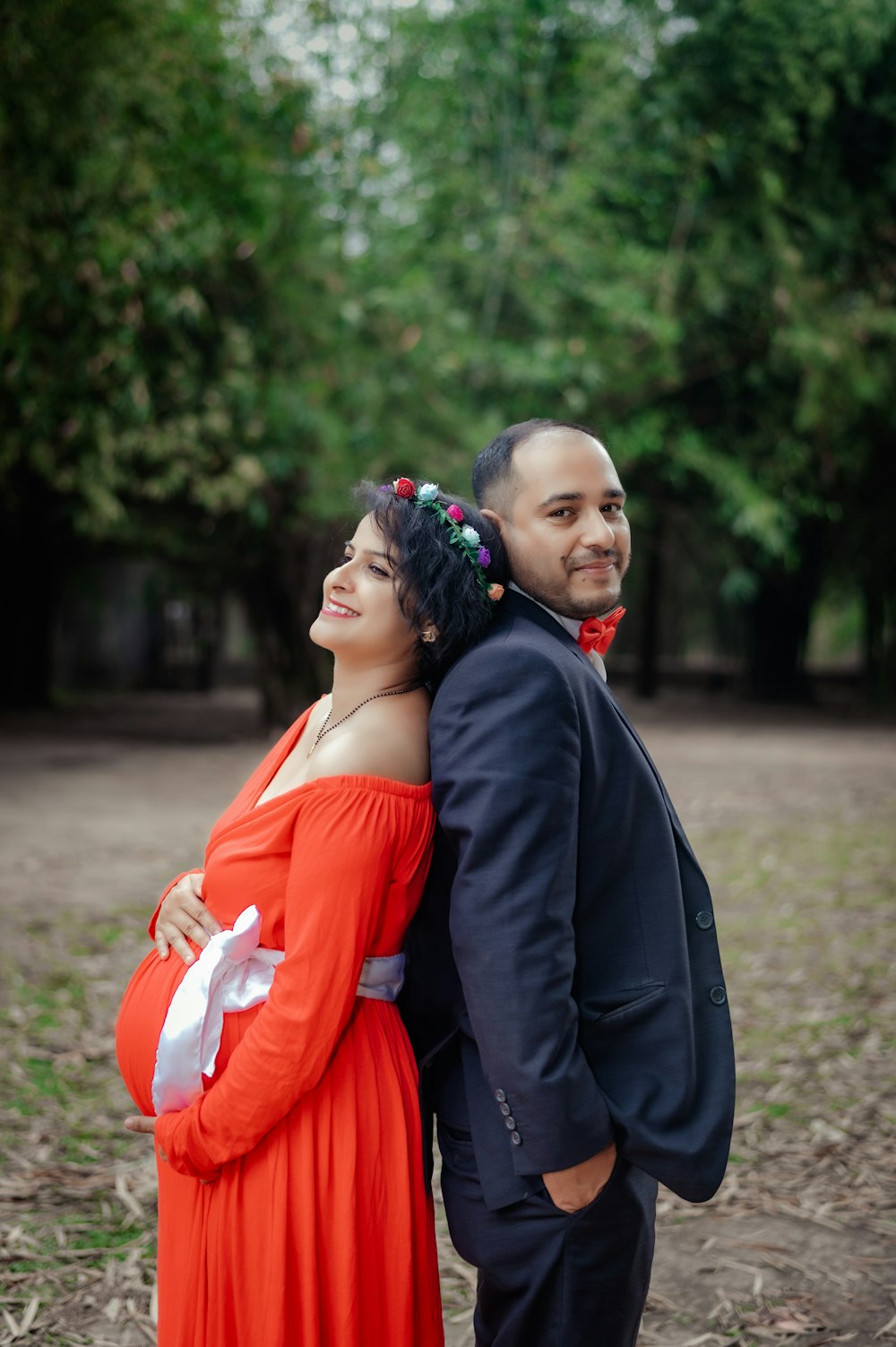 a man and a woman standing next to each other