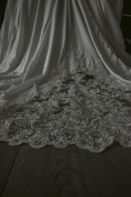 Elegant close-up of a Gopalpur Tussar saree draped gracefully over a wooden chair, highlighting its rich texture and intricate patterns.