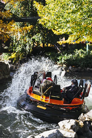 Guests enjoying a lively river rafting session through the jungle rapids at Selvaviva.