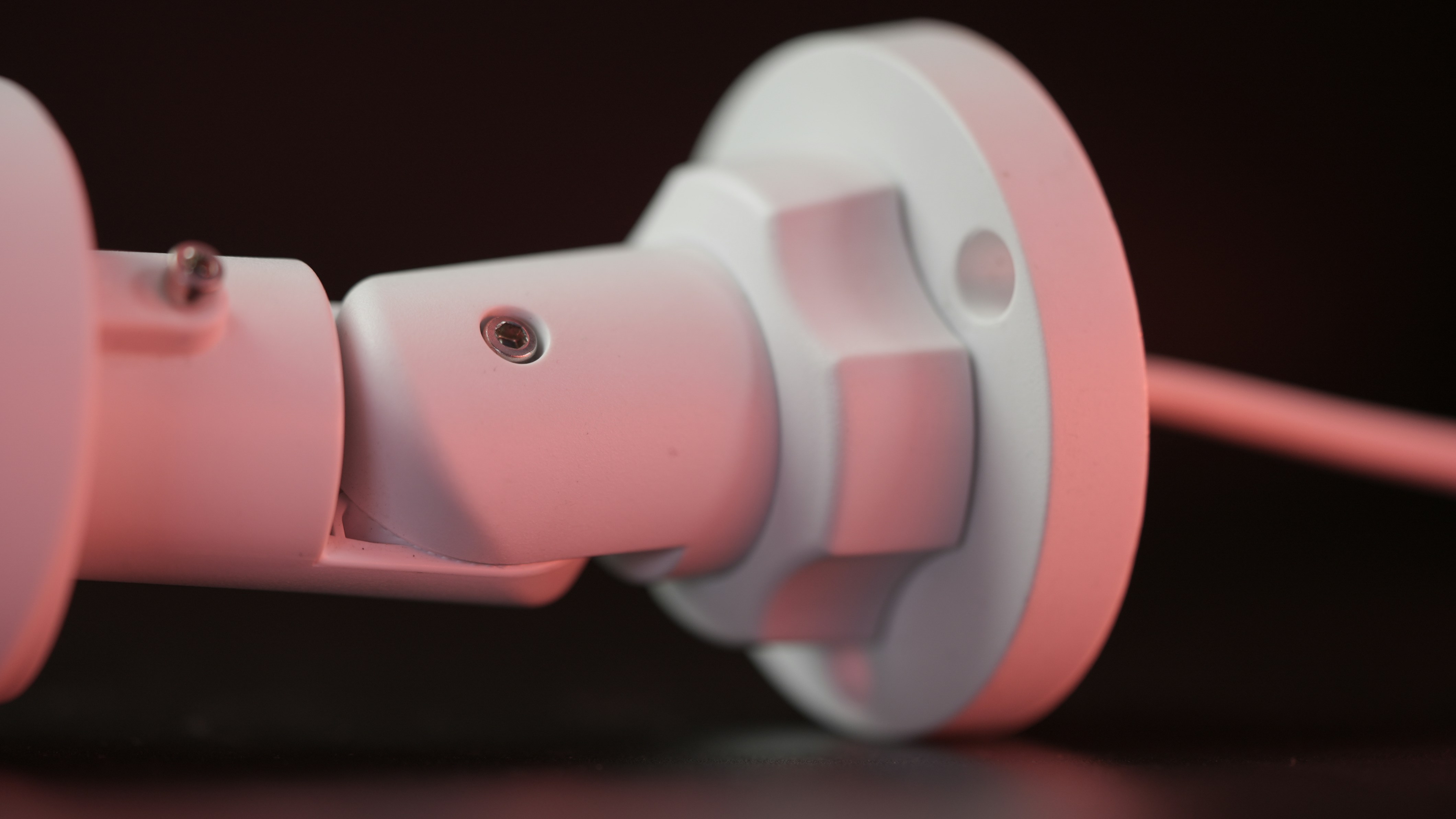 Close-up of a pink object on a table