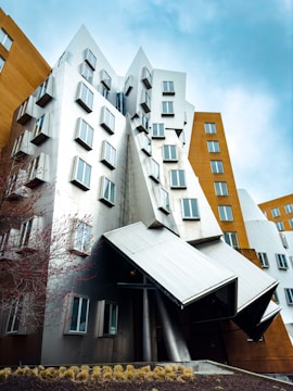 Futuristic building design rendered with AI-driven software.