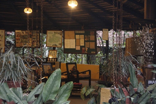 A welcoming office space with a community bulletin board.