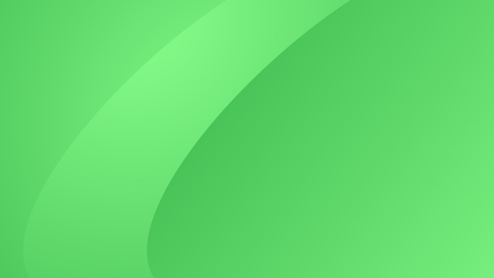 a green background with a curved corner