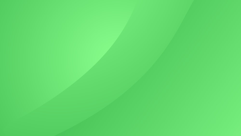 a green background with a curved corner
