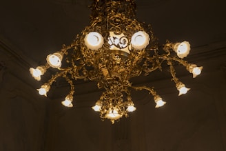 A stunning chandelier showcasing elegant design.