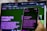 A hand holding a smartphone displaying an introduction screen for ChatGPT with the text visible. The background features a blurred computer screen showing similar content, creating a mirror effect. Both screens have a green and purple color scheme.