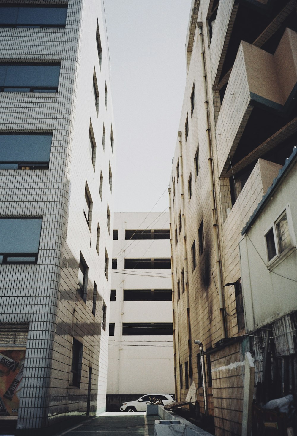 a couple of buildings that are next to each other