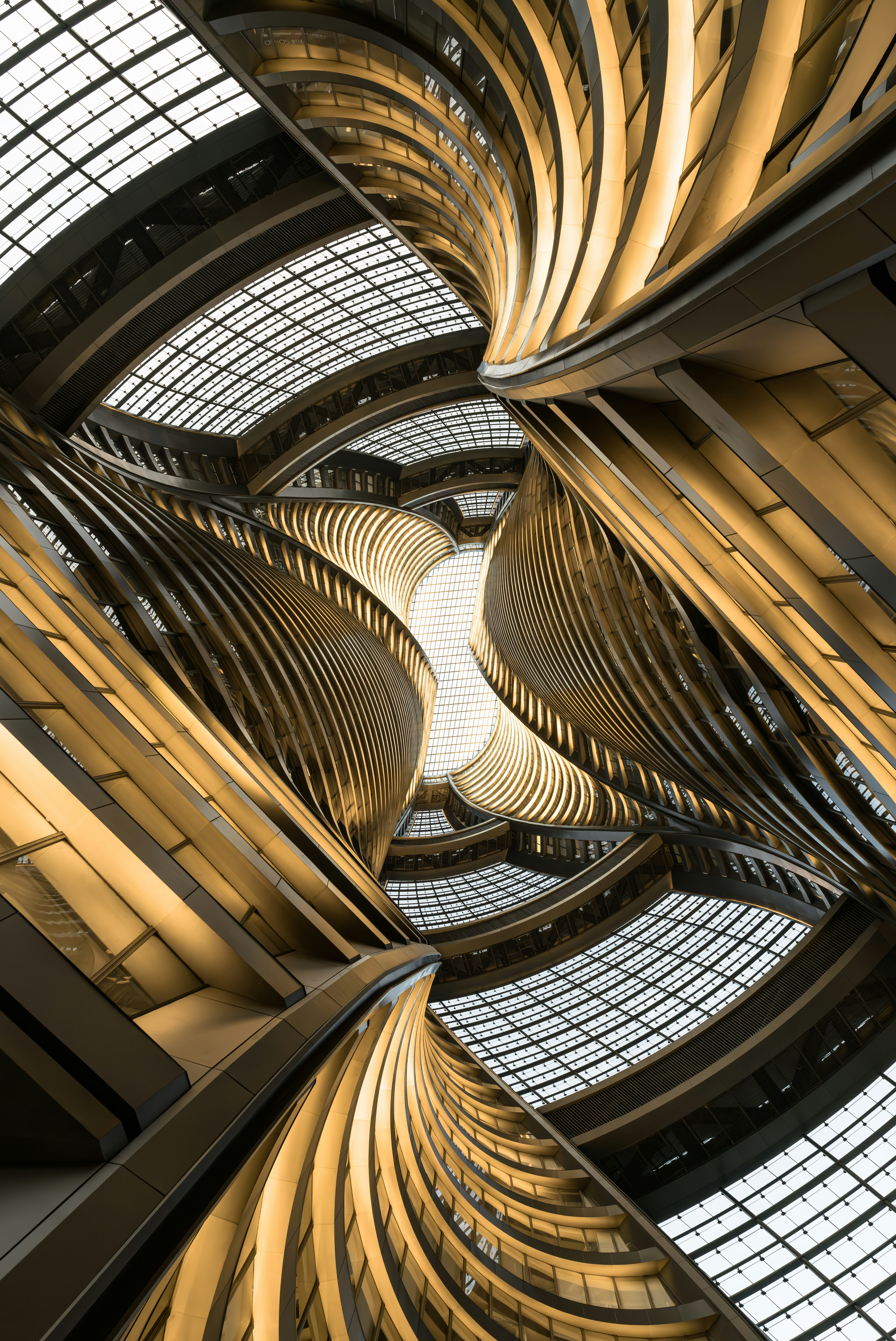 a very tall building with a lot of windows