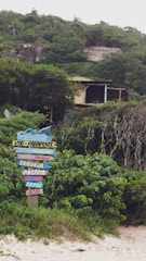 Trailhead sign visible from the cabin property, highlighting easy access to off-road adventures.