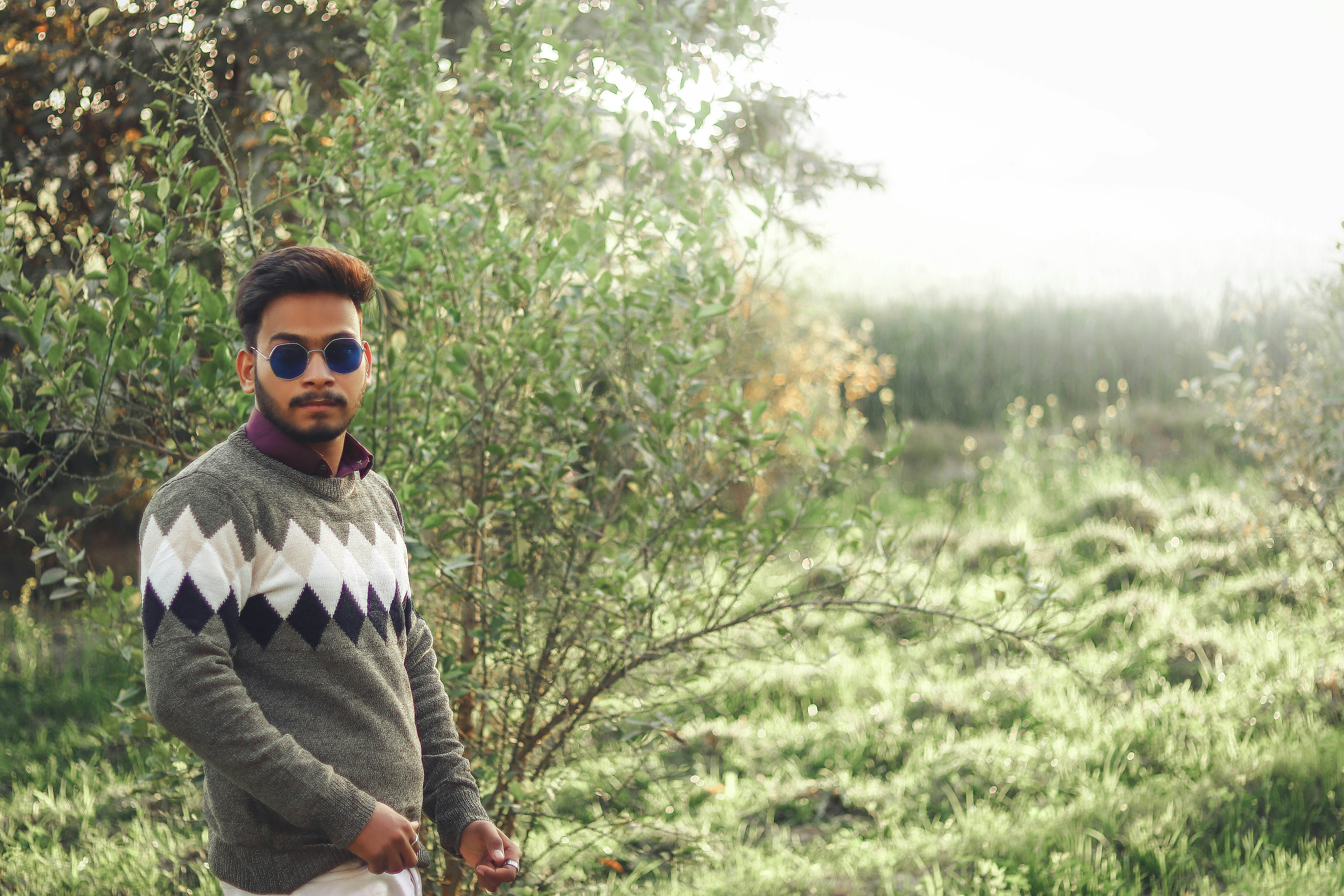 mens knit sweater autumn style