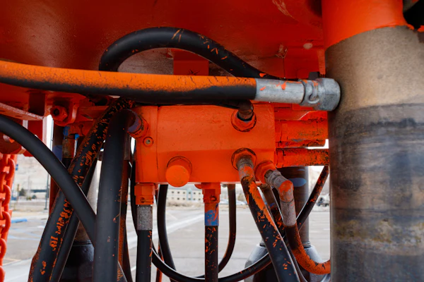 Adapter and fitting connections on industrial equipment
