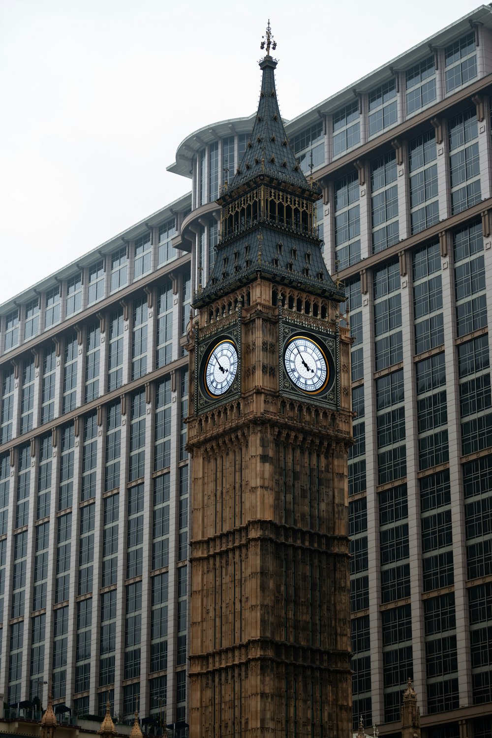 a tall clock tower with a sky background