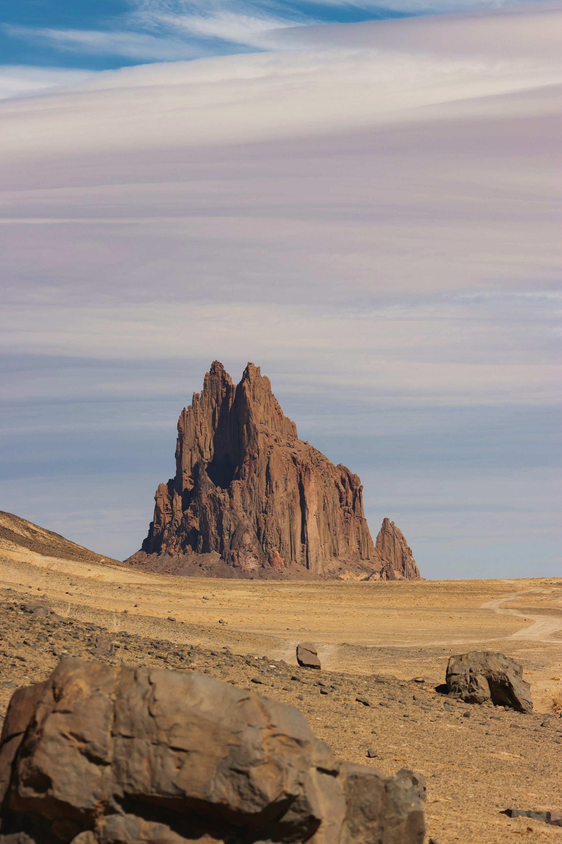 Shiprock desert peak New Mexico landscape