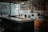 A welcoming kitchen area with stylish decor and ample seating.