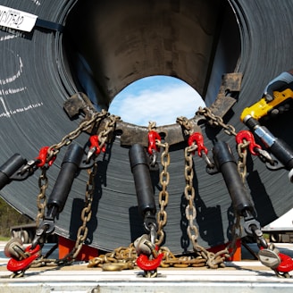 a man working on a large piece of equipment