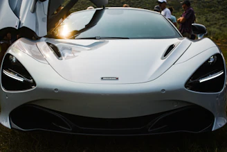 Sporty vehicle with subtle, tasteful vehicle graphics that enhance its contours.