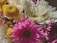 A close-up of a vibrant bouquet filled with fresh flowers in various colors.