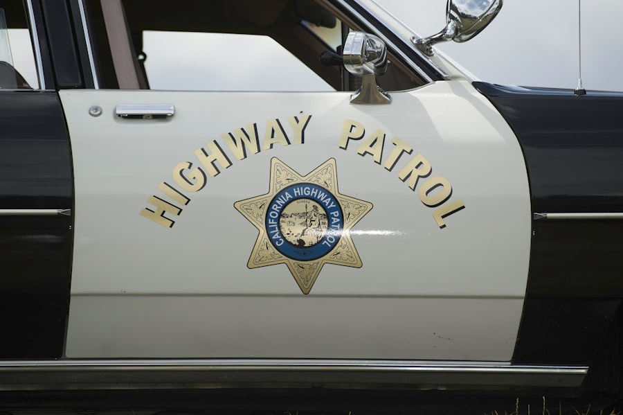 Highway patrol stop