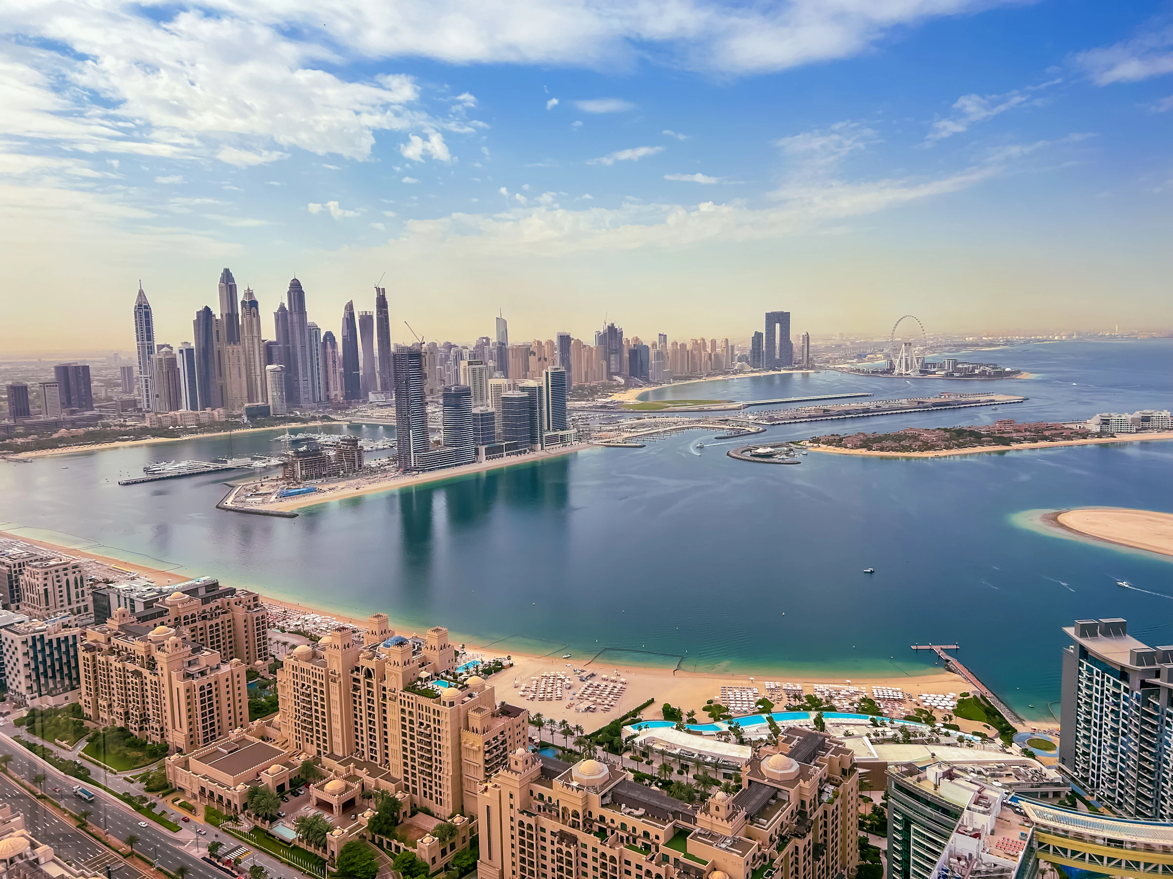 Dubai Marina at night