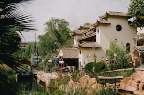 Serene seaside lodge adorned with Asian-inspired decor, inviting guests to relax