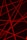 Red laser beams crisscross against a dark background, creating an intricate web of intersecting lines.