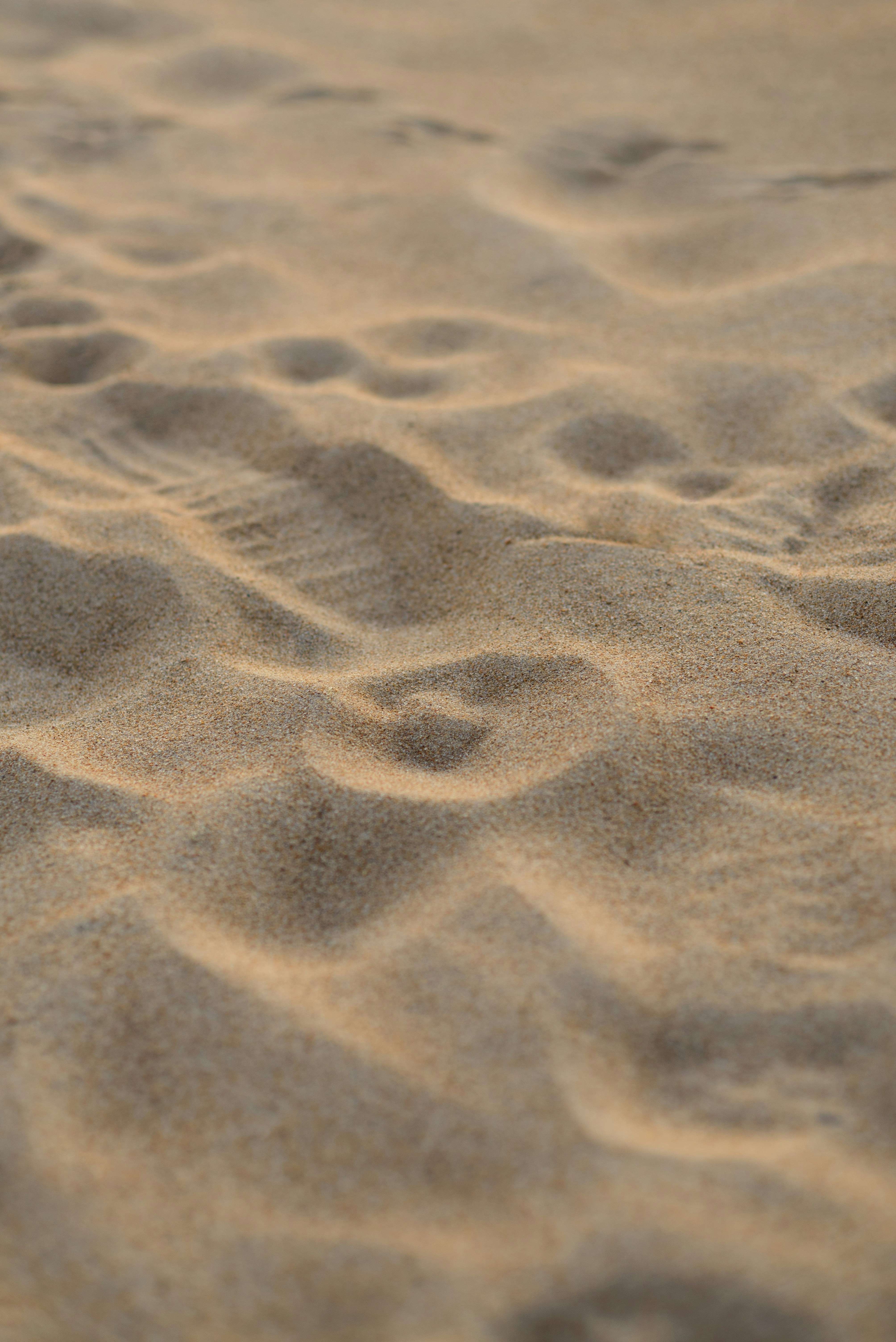 a cell phone laying on top of a sandy beach