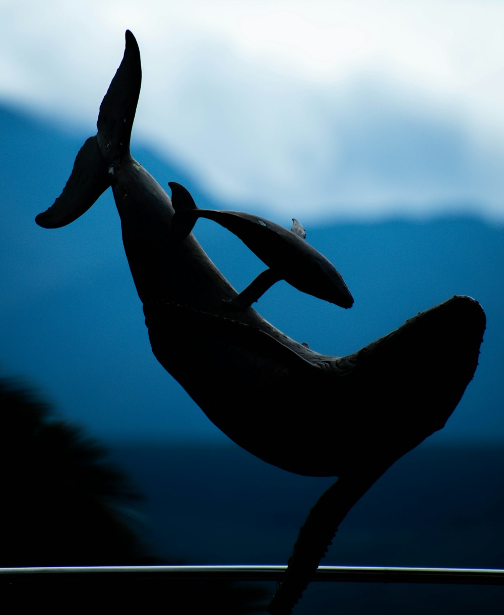 a close up of a sculpture of a bird