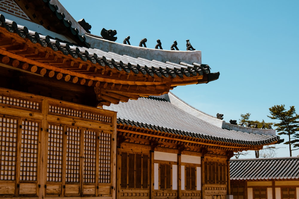 a group of people standing on the roof of a building