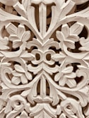 A beautifully crafted wooden engraving showcasing intricate designs.