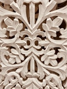 A beautifully crafted wooden furniture piece showcasing intricate details.