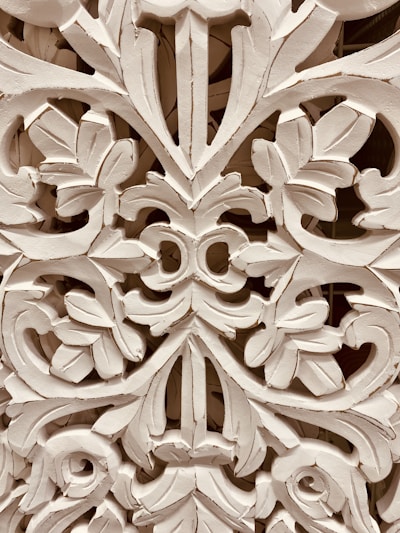 A beautifully crafted wooden engraving showcasing intricate designs.
